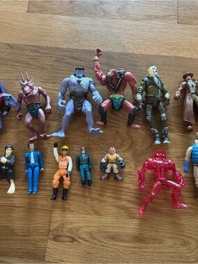 Vintage Mixed Action Figure Toy Lot Dukes of Hazzard Mego Transformers Gargoyles
